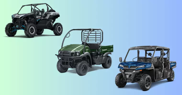 Types of Side-By-Side UTVs, 6 seater UTVs, sport utility UTVs, utility UTVs