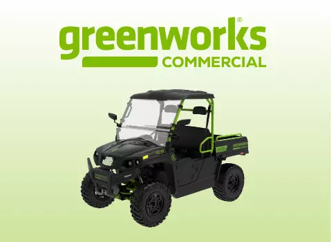 Greenworks Commercial electric UTV brand