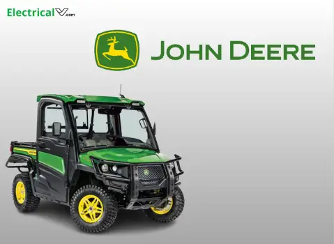 Image of John Deere UTV Brand logo with UTV model