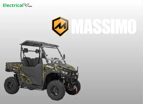 Image of Massimo UTV Brand logo with UTV model