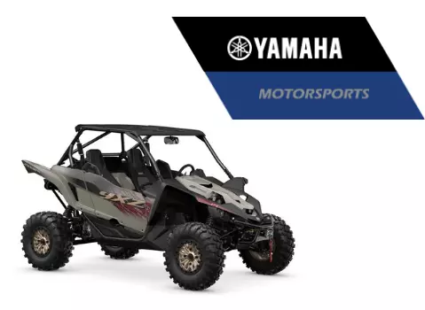 Image of Yamaha UTV Brand logo with UTV model